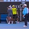A big blow up occurred on 1573 Arena after a juniors clash featuring two Aussies.