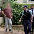 Heavily armed tactical police swarmed the property on Thursday morning.