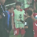 Ash Sykes criticises North Korea's tactic to avoid taking the field after a VAR call went against them.