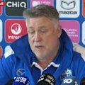 North Melbourne football boss Todd Viney speaks about the departure of head coach Alastair Clarkson.