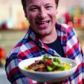 Jamie Oliver 15 min meals stock shot of Jamie Oliver ITC