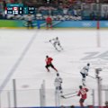 Canada's Sam Bennett sparked mayhem when he shoved Finland's goaltender into his own net in the ice hockey semi-finals.