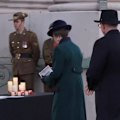 Princess Anne represented the British royal family at a Dawn Service in London's Hyde Park.