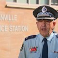A driver allegedly fired shots in the air in Sydney's west after police tried to pull him over.