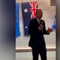 The former prime minister performed part of the song “Green, Green Grass of Home” by Tom Jones at a Liberal Party fundraiser this month.
