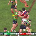 South Sydney captain Cameron Murray is placed on report for a dangerous tackle.