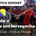 Spurred on by a home crowd in Toronto, Canada was able to draw with Bosnia and Herzegovina for a historic first point in a World Cup.