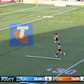 The Sharks gift Taylan May an easy try in Cronulla.