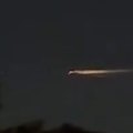 Melbourne residents were treated to a rare sight after space junk from one of Elon Musk's satellites soared into the earth's atmosphere.