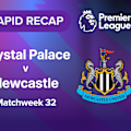  Watch the goals and big moments from Newcastle United's visit to Selhurst Park to face Crystal Palace in Premier League Matchweek 32 action.