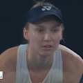 Elena Rybakina grabs the early break in the Australian Open women's final.