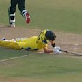 Marnus Labuschagne is sent back by Josh Inglis and run out.