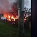 A person has died after a house in Perth's south went up in flames.