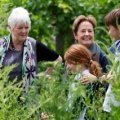 In their element: Stephanie Alexander and Alice Waters at Westgarth Primary School.