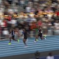 American sprint star Fred Kerley wins the men's 100-metre heat at the Enhanced Games in 9.93 seconds.