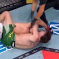 Quillan Salkilld forces Mateusz Gamrot to tap out in the first round of their lightweight fight in August.