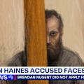 Brendan Nugent will remain behind bars after facing court for the first time, accused of ramming his car into federal MP Helen Haines.