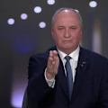 Barnaby Joyce’s latest interview on ABC’s 7.30 program devolved into chaos when he shouted that he was One Nation’s treasury spokesman – “not Jesus Christ” .