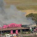 An early-morning fire gutted the Sundowner Saloon as crews fought to contain the blaze.