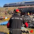 At least 68 people were killed and 58 hospitalized after a high-speed train slammed into another train that had stopped on the tracks in Spain’s Toledo province. Rescue workers continue to search the wreckage, as authorities investigate the cause of the country’s second deadly rail collision this year. (AP video/Alicia Leon)