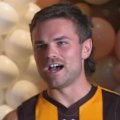 Hawthorn's Jack Ginnivan and Nick Watson are excited that Josh Weddle signed a contract extension, with Essendon offering him big money.
