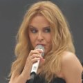 Kylie Minogue brought out Aussie stars as she sang her hits at the AFL Grand Final