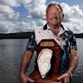 Batemans Bay oyster farmer Bernie Connell is the undisputed champion of Narooma Oyster Festival's "Australia's biggest oyster" competition. Undisputed, except for one year, when rival Kirk Hargreaves stole the crown.
