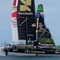 The Flying Roos took celebrity co-owner Ryan Reynolds out for a SailGP race in Bermuda, where the Australian team took home top honours.