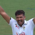 Aussie batter Cameron Green holes out for 13 in the first Test against Bangladesh in Darwin.