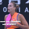 The umpire's decision to ping Aryna Sabalenka for a hindrance was the right one, but she should have been warned beforehand.
