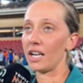 Ash Gardner with some high praise for Ellyse Perry after her milestone game.