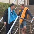 Today's Jack Hahn spoke to the Aussie bloke who unwittingly crashed an Australian Fashion Week show during a morning dip at a beach in Sydney.