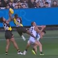 The Richmond livewire flies high for a spectacular grab against Port Adelaide.