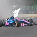 Alpine driver Pierre Gasly crashed heavily in second practice, triggering the red flags.