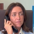 Victorian Greens senator Steph Hodgkins-May has confronted a man over a 