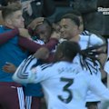 Alex Iwobi scores for Fulham in their win over Hull at Craven Cottage.