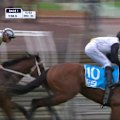 The Roaring Sun finishes clear of pre-race favourite Unhinged as champion trainer Chris Waller starts his carnival in style.