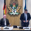 At the southwestern Sydney council's Monday meeting, a remark made during a break about one councillor's late father sparked tensions.