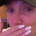 Singer Delta Goodrem was in tears over missing Strictly Come Dancing after suffering a rib injury.