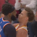 Australian Dyson Daniels was ejected for elbowing Knicks' big man Mitchell Robinson.