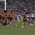 Billy Slater and Brad Fittler clash over Jaxon Purdue's contentious try.