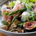 Backyard figs and fregola salad served at  Middle Street Food & Coffee in Melbourne.