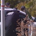 A son has pleaded not guilty to his father's murder on a Clarkson driveway.