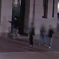 Police have released CCTV footage after the Anzac Memorial in Sydney's Hyde Park was vandalised last week.