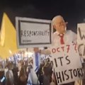 Tens of thousands of Israelis have marched in Tel Aviv on the eve of pivotal elections.