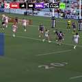 Dragons recruit Daniel Atkinson sets up a Valentine Holmes try with a stunning pass.