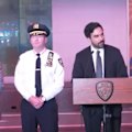 New York City Mayor Zohran Mamdani addressed the media after a stabbing attack in Times Square.