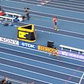 Australia's Georgia Griffith finishes fourth in the women's 3000 metres at the 2025 world indoor athletics championships in China. The silver medallist, Ethiopia's Diribe Welteji, has since been banned by the anti-doping police.