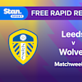 Catchup with Rapid Recap: Watch the goals and big moments from Wolves's visit to Elland Road to face Leeds United in Premier League Matchweek 33 action.