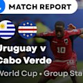 Tiny Cabo Verde hold Uruguay to a shock draw at the World Cup after already doing the same to Spain.